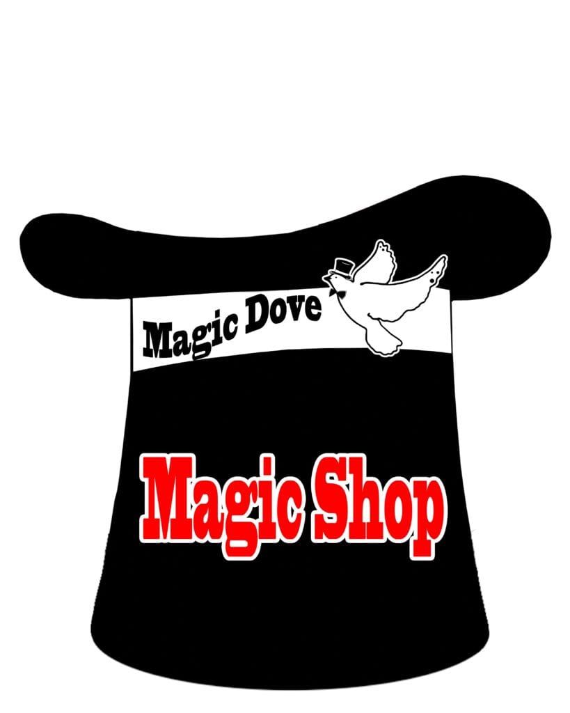 Magic dove magic shop logo.